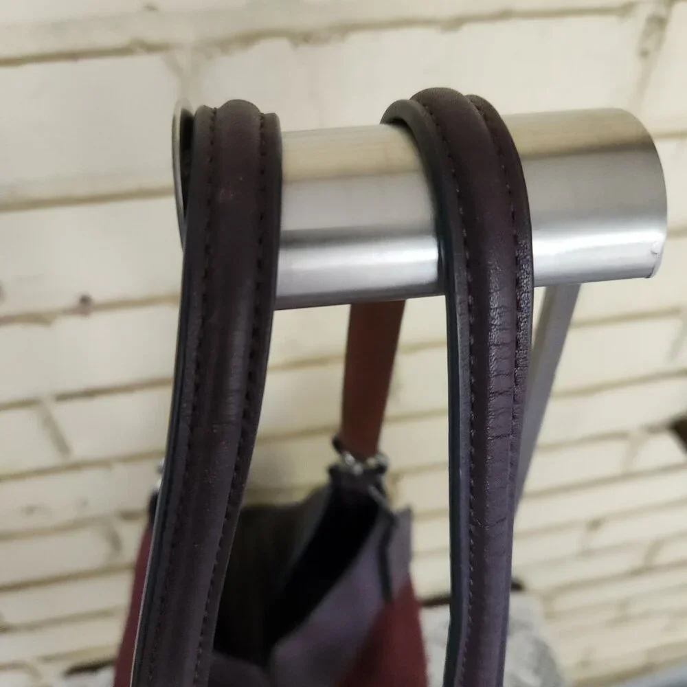 Like New Coach Lexy Oxblood Burgandy Shoulder Bag Large